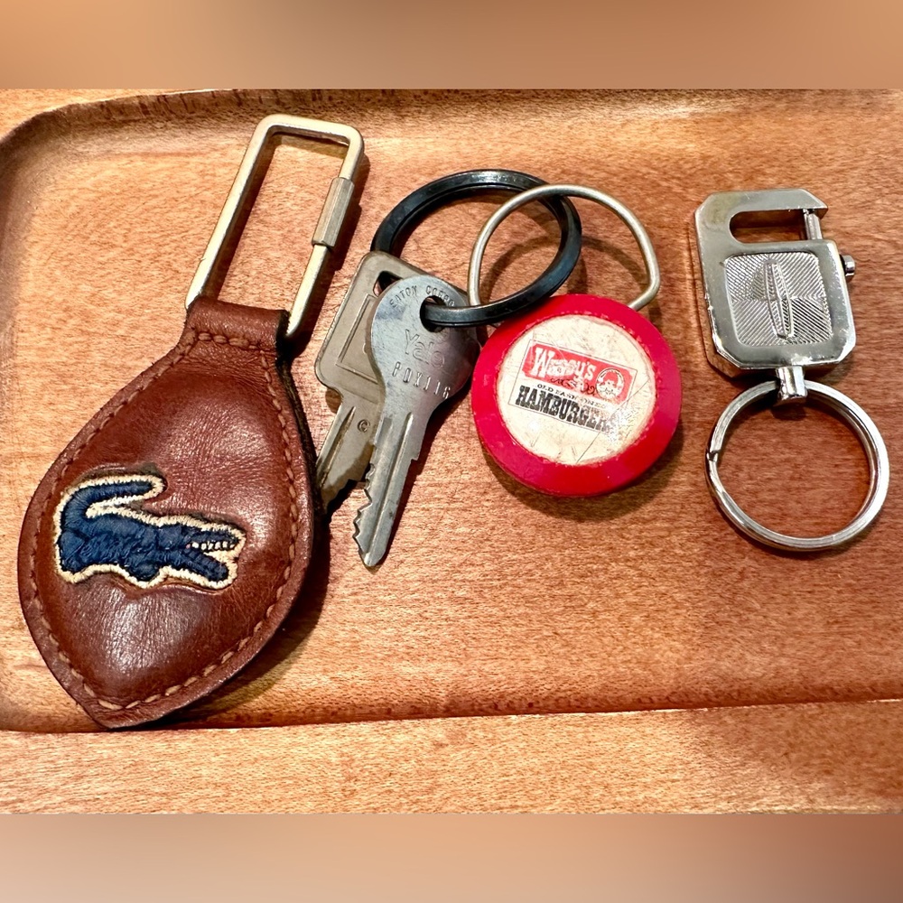 Vintage Key Fobs — Lacoste Wendy’s and Lincoln